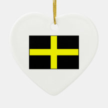 La bandera País de Gales Galés de St David Adorno De Navidad