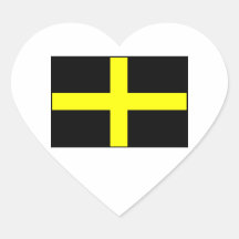 La bandera País de Gales Galés de St David Colcomanias De Corazon