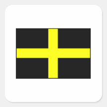 La bandera País de Gales Galés de St David Colcomanias Cuadradas