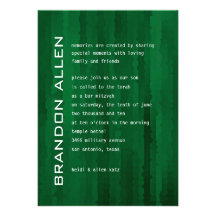 La barra Mitzvah Techno raya la invitación