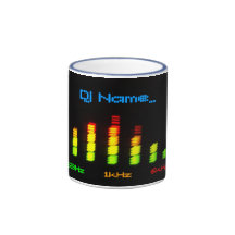 La barra personal EQ del equalizador de DJ - añada Taza De Café