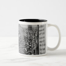 La batalla de Crecy en 1346 Tazas De Café