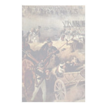 La batalla del detalle de Borodino de Hess Peter V Papeleria