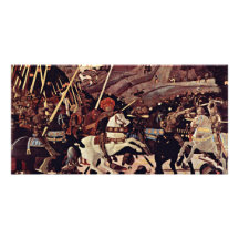 La batalla del romano de San de Paolo Uccello Tarjeta Fotografica