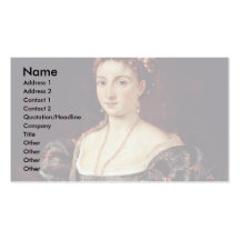 La Bella (retrato de una señora Isabel D'Este y Tarjetas De Visita