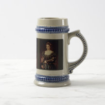 La Bella (retrato de una señora Isabel D'Este y Tazas