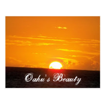La belleza de Oahu Tarjeta Postal