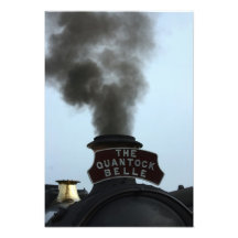 La belleza de Quantock en la estación de Lydeard d Arte Fotografico
