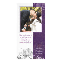 La berenjena, boda floral de la momia blanca le ag tarjeta personal con foto