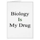 La biología es mi droga tarjetas