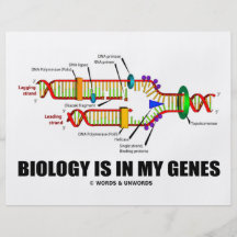 La biología está en mis genes (la réplica de la DN Tarjetas Publicitarias