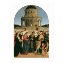 La boda de la Virgen - postales de Raphael