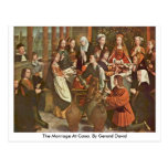 La boda en Cana. Por Gerard David Tarjetas Postales