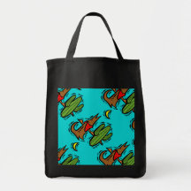 La bolsa de asas al sudoeste del diseño del cactus