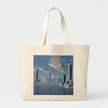 La bolsa de asas casera de vuelta del Scifi