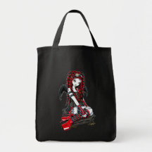 La bolsa de asas cibernética del ángel del gótico 