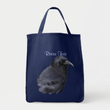 La bolsa de asas de Birdlover del cuervo