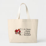 La bolsa de asas de la escritura del baloncesto de