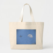 La bolsa de asas de la "luna y del avión"