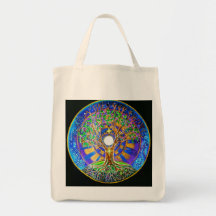 La bolsa de asas de la mandala de la Luna Llena