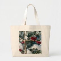 La bolsa de asas de las bayas del invierno