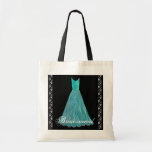 La bolsa de asas del algodón del vestido de la dam