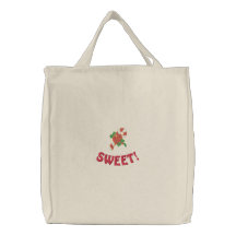 ¡La bolsa de asas del bastón de caramelo es DULCE!
