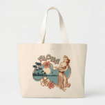 La bolsa de asas del chica de Hula de la hawaiana