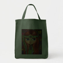 La bolsa de asas del chica del Hippie de la paz