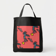 La bolsa de asas del diseño del kokopelli del nati