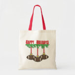 La bolsa de asas del fútbol del navidad