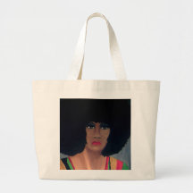 La bolsa de asas del jumbo del AFRO