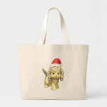 la bolsa de asas del mascota del navidad 3d