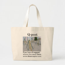 la bolsa de asas del Q-poste con imagen y el mensa
