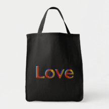 La bolsa de asas dimensional del amor del arco iri