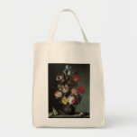 La bolsa de asas floral de la bella arte