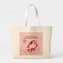 La bolsa de asas grande de Piscis del cristal de c