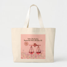 La bolsa de asas grande del libra rosado del crist