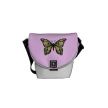 La bolsa de asas grande linda de encargo del mensa bolsa de mensajeria 