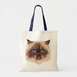 La bolsa de asas Himalayan del retrato del gato