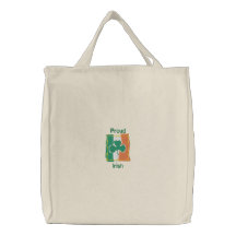 La bolsa de asas irlandesa adaptable de la bandera
