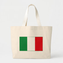La bolsa de asas (ligera) de la bandera de Italia