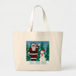 La bolsa de asas linda de Santa - modificada para 