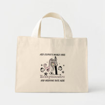 La bolsa de asas personalizada de los recién casad
