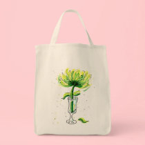 La bolsa de asas verde para el ambiente bolsas