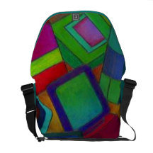 La bolsa de mensajero abstracta de Techie de los c Bolsa De Mensajeria