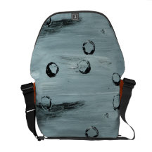 La bolsa de mensajero abstracta del círculo bolsas de mensajeria