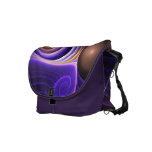 La bolsa de mensajero abstracta fresca con espiral bolsas de mensajeria