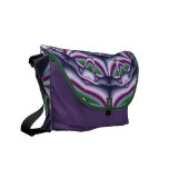 La bolsa de mensajero abstracta moderna con el mon bolsas de mensajería