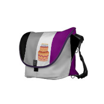 La bolsa de mensajero asexual de la bandera con la bolsa messenger